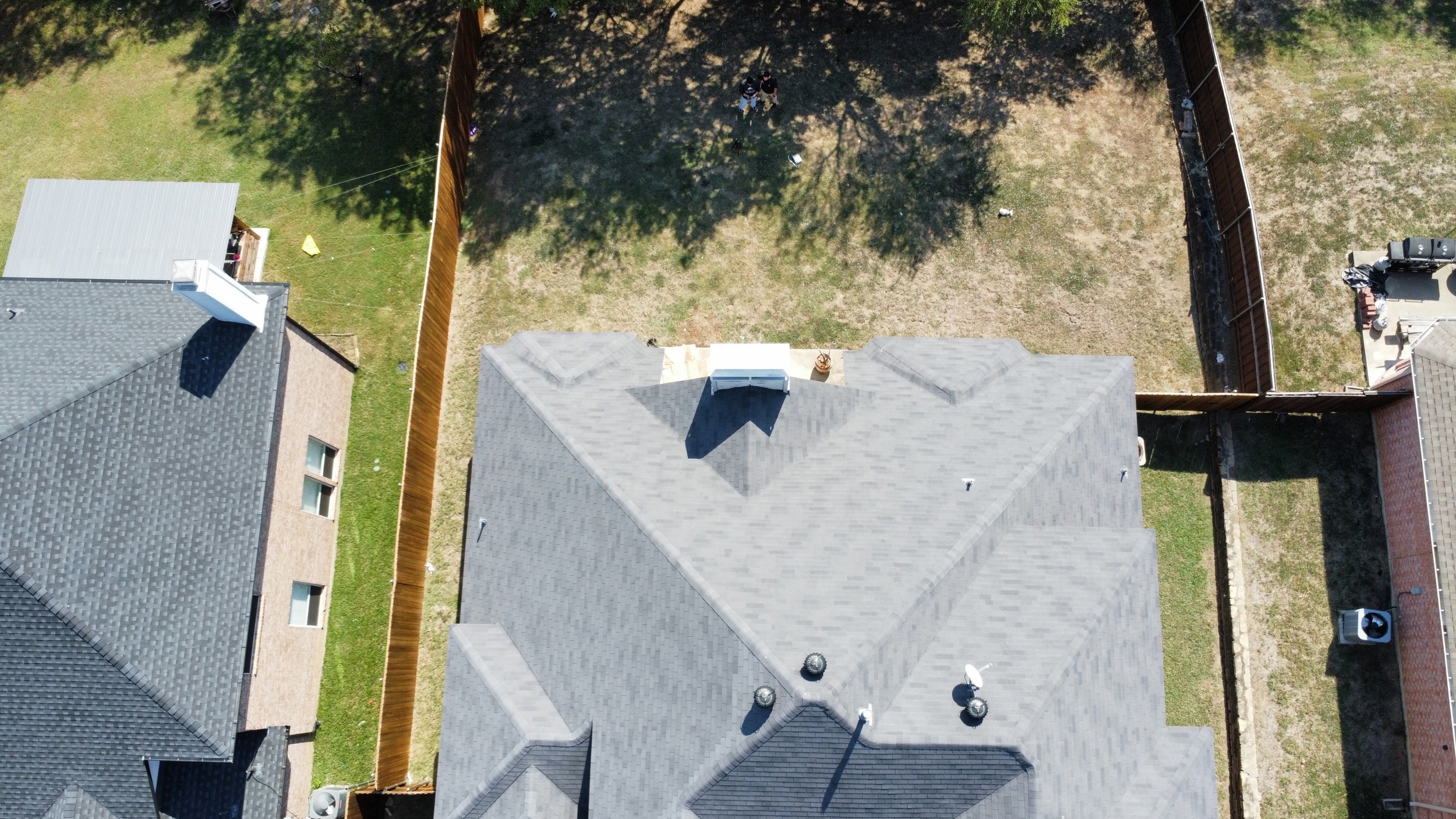 Home addition and patio cover in Garland TX - before photo 1